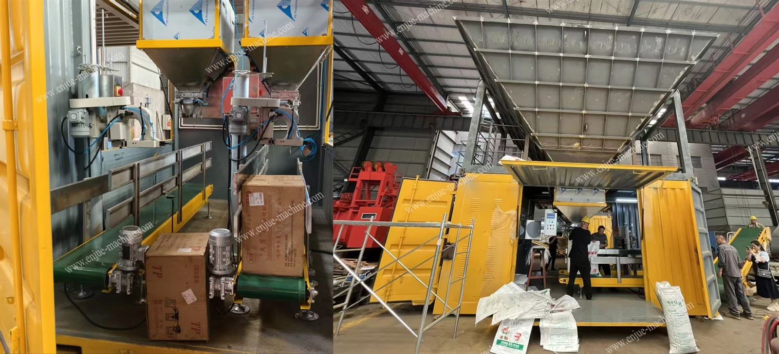 containerized mobile bagging machine containerized mobile bagging machine