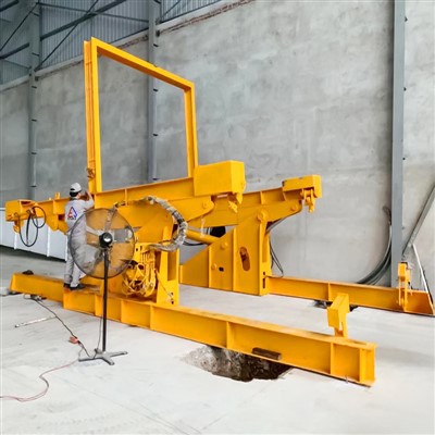 20ft kontenè idwolik Tilter pou dechaje