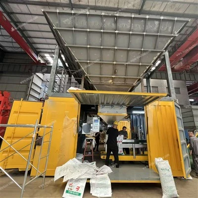 Containerized mobil sak machin